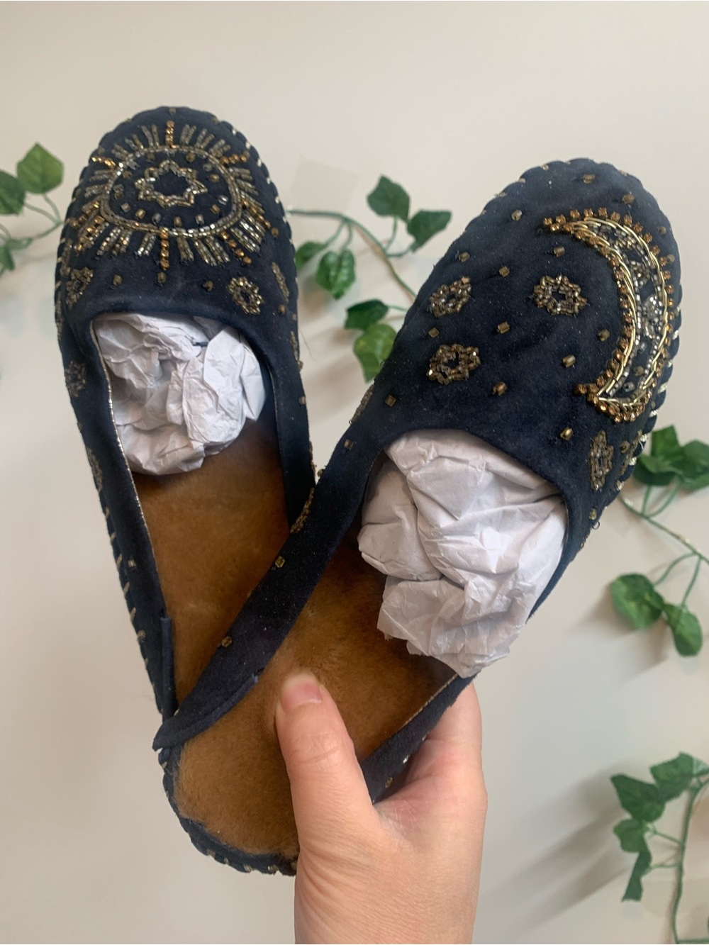 Anthropologie Embellished Women's Slippers